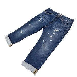 Cabi 100% BF Distressed Jeans